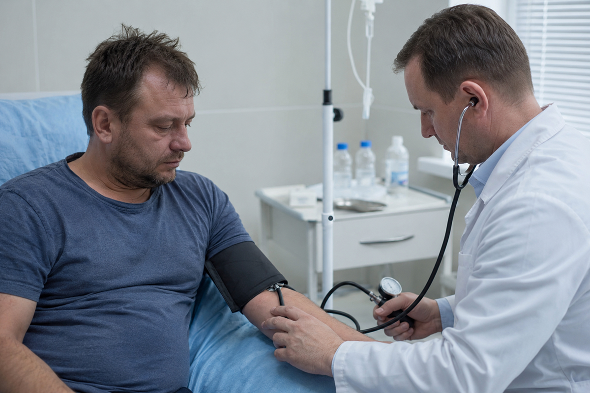 Медицинский персонал в клинике